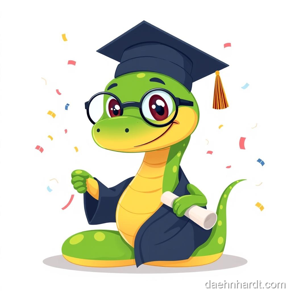 Congratulations on becoming a Python programmer!