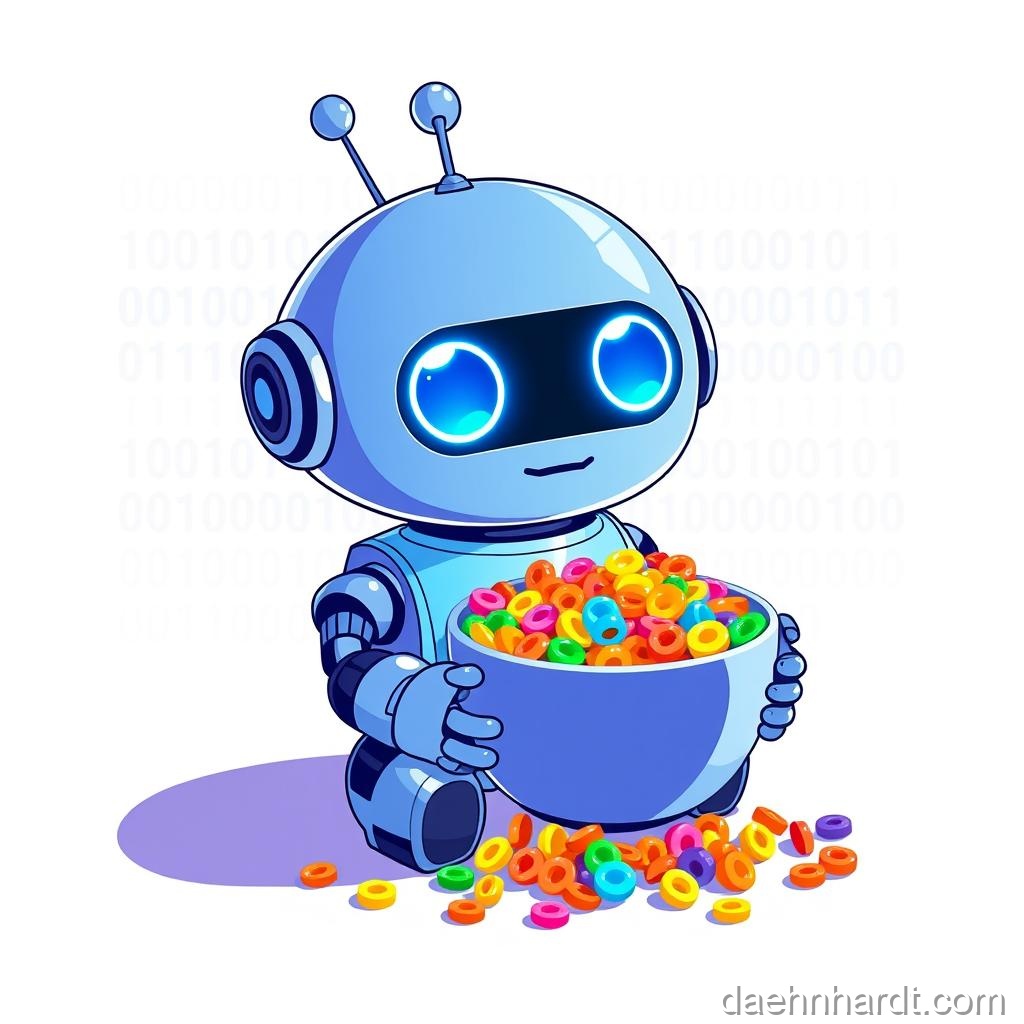 AI needs data to learn, like we need food to grow