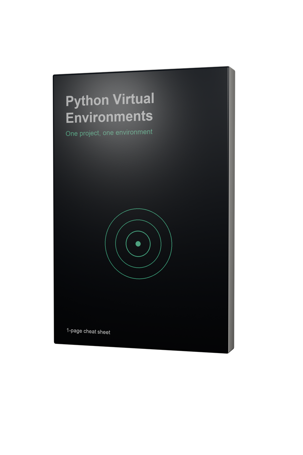 Cover of the Python Virtual Environments cheat sheet