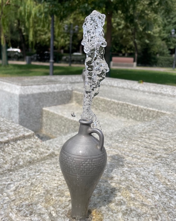 Water genie from a fountain in Yerevan